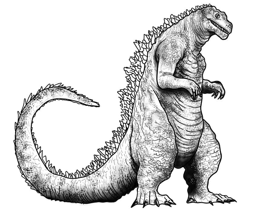 Godzilla Zeichnung 26