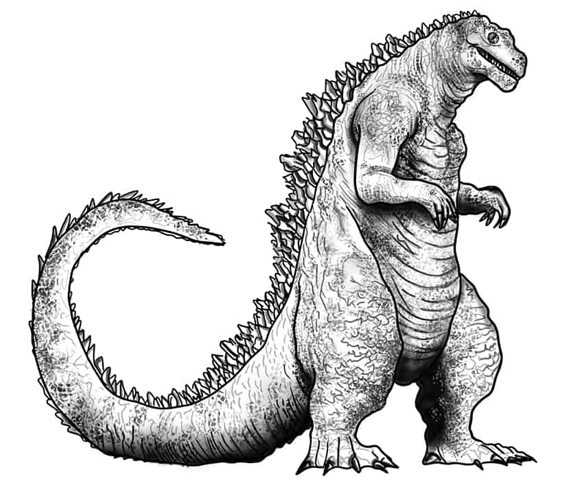 Godzilla Zeichnung 27