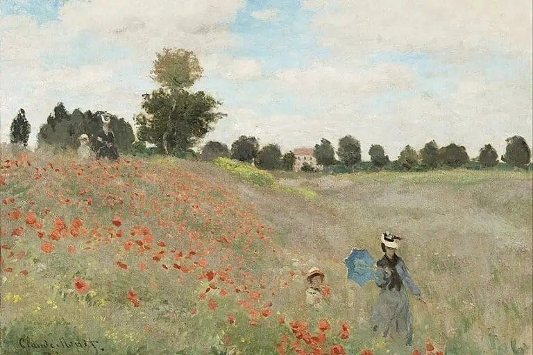 Mohnfeld bei Argenteuil von Claude Monet – Analyse