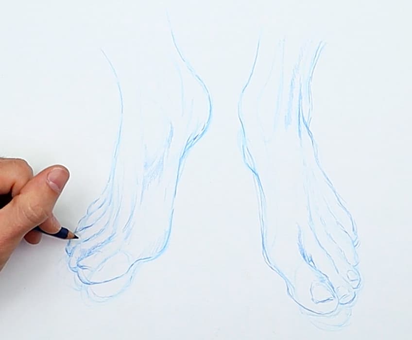Füße zeichnen 20