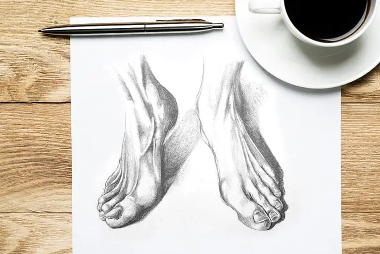 Füsse zeichnen – Feet Drawing Tutorial in 8 Steps