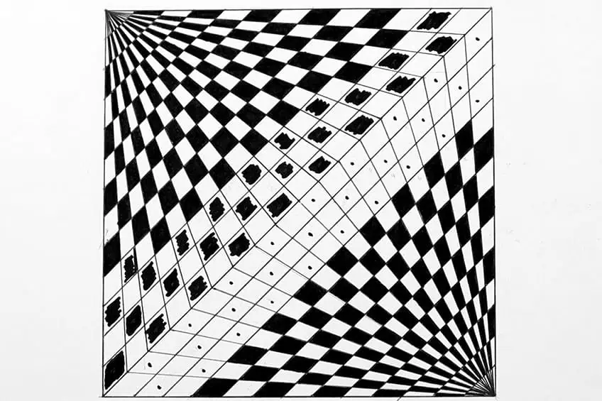 illusion drawing step 45