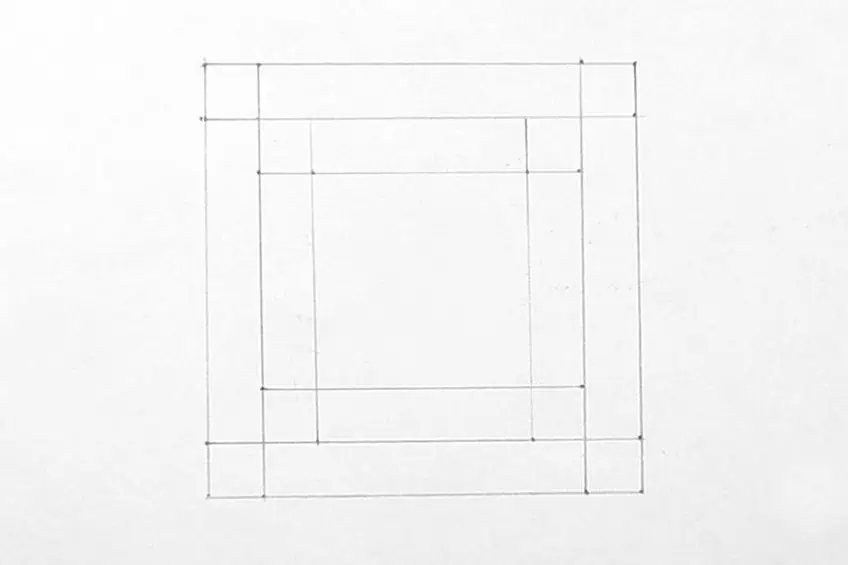 illusion drawing step 1