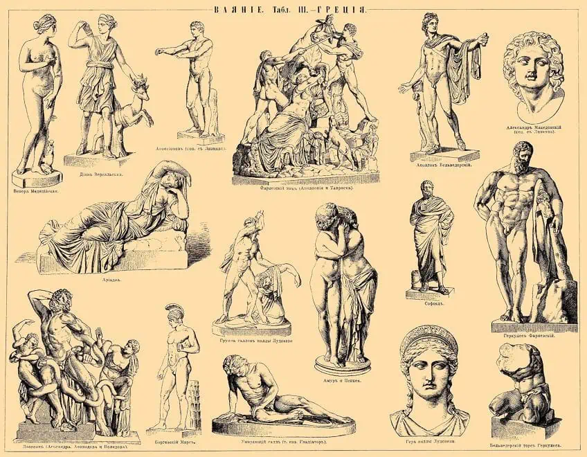 Merkmale der griechischen Skulptur
