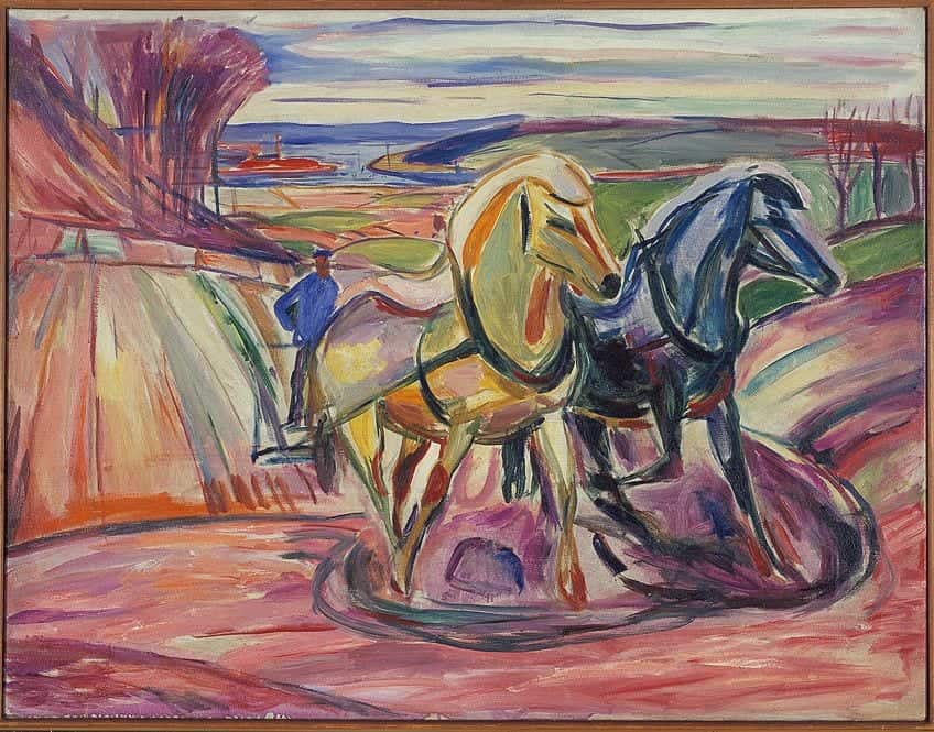 Berühmte Edvard Munch Landschaftsgemälde