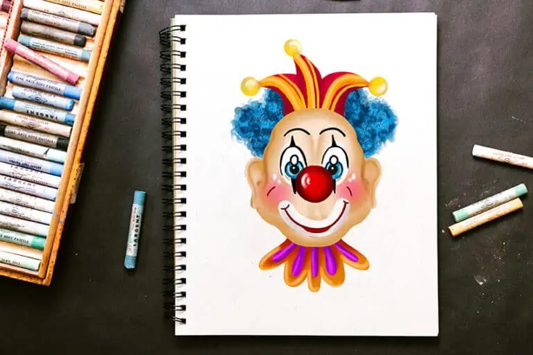 Clown zeichnen – Erstelle eine bunte Clown-Zeichnung
