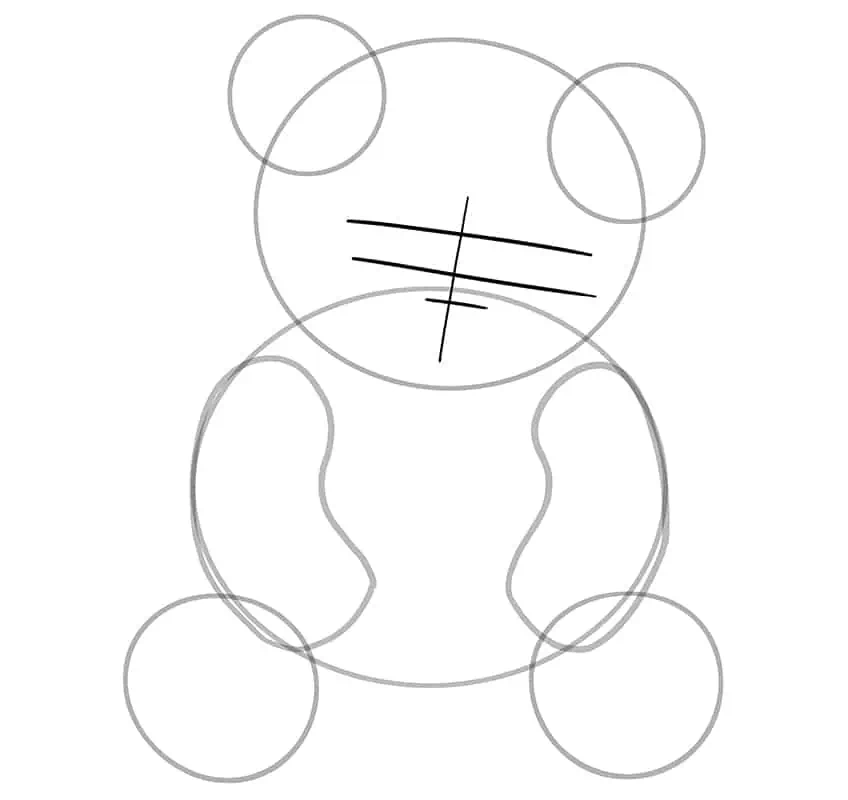 Teddy Bear Drawing 06