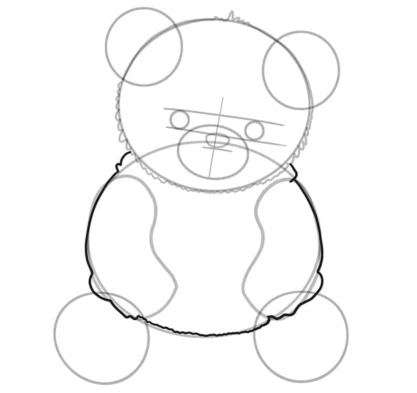 Teddybär Zeichnung 10