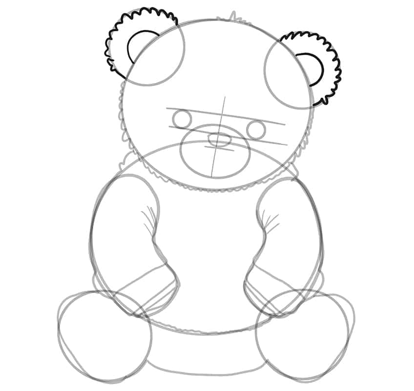 Teddybär Zeichnung 13