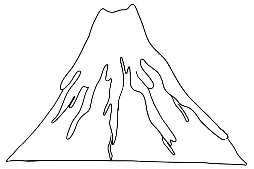 Volcano Drawing 1
