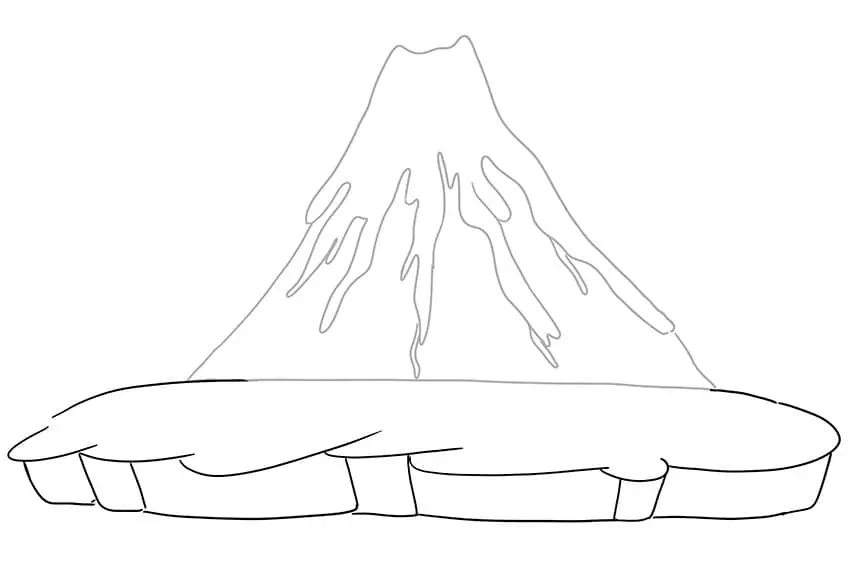Volcano Drawing 2