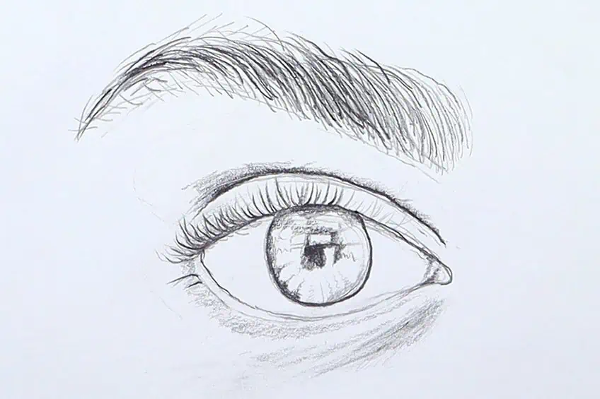 Augenbrauen zeichnen 09