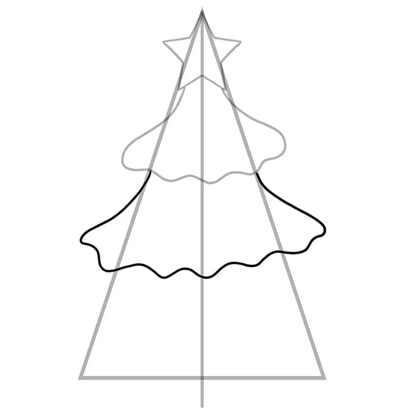 Weihnachtsbaum-Zeichnungen 05