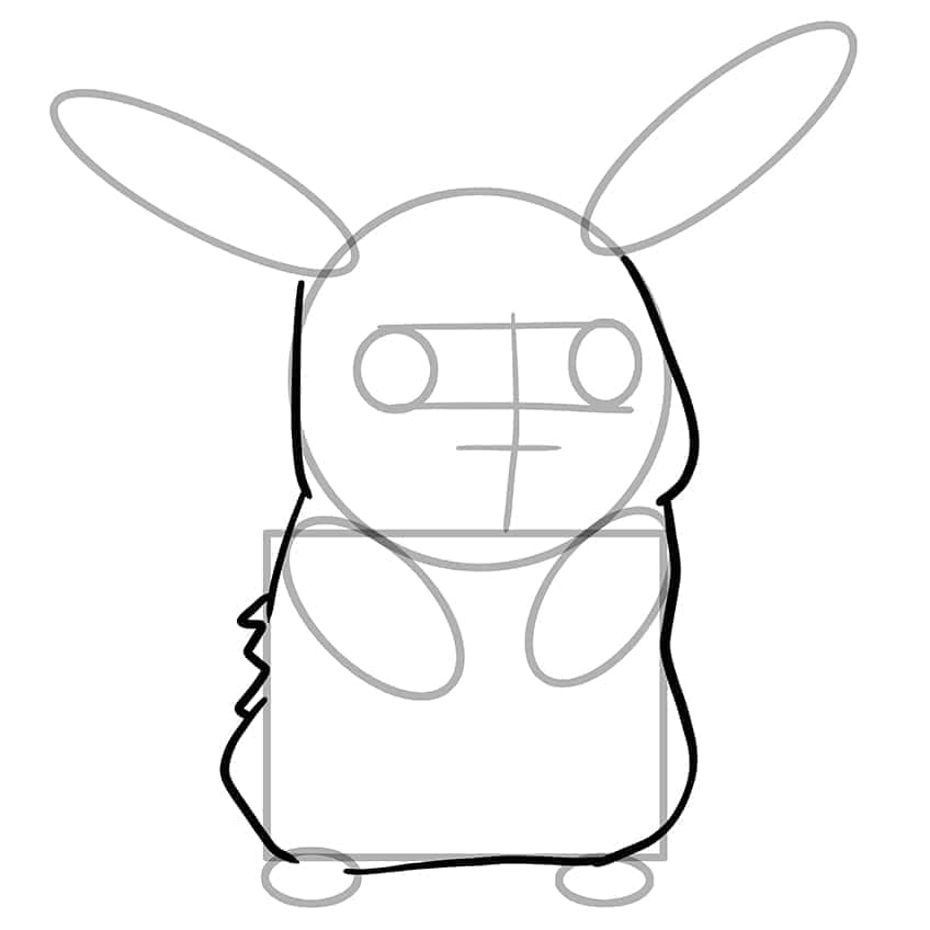 Pikachu Zeichnung 06