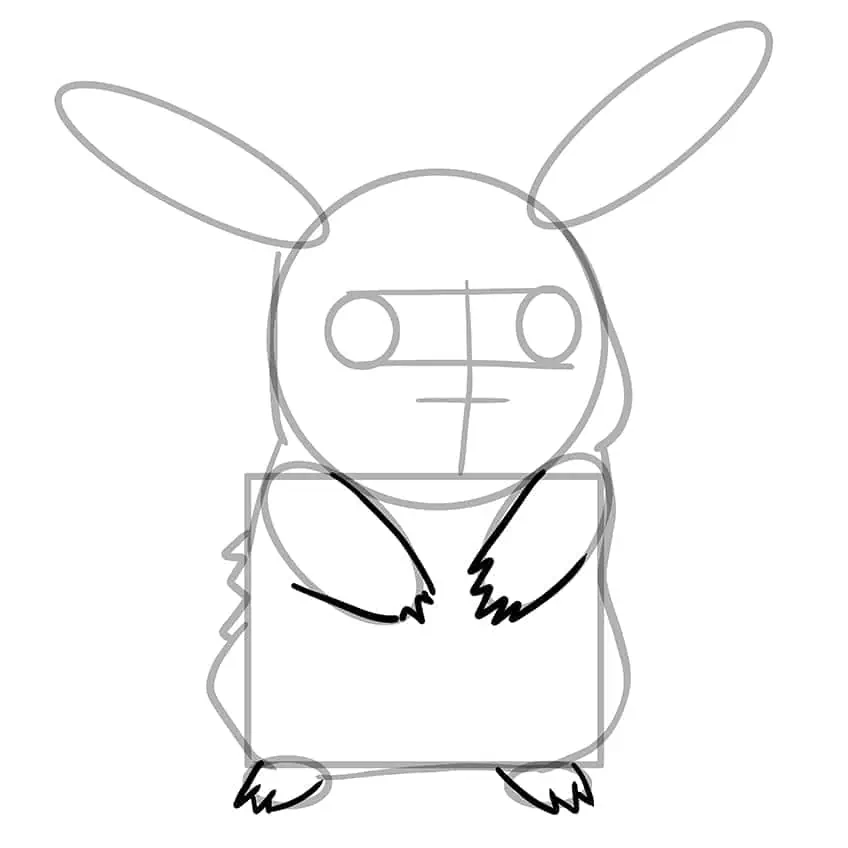 Pikachu Zeichnung 07
