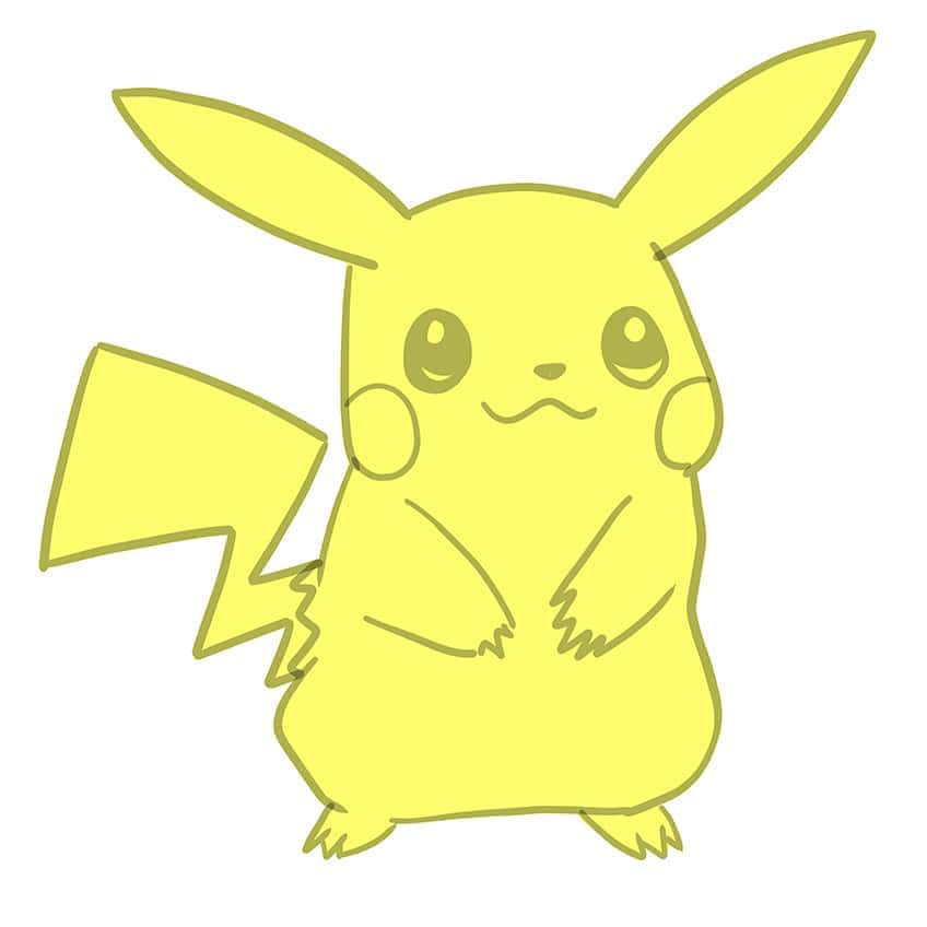 Pikachu Zeichnung 10