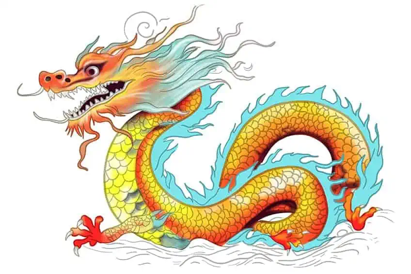 chinesischer drache zeichnung 16