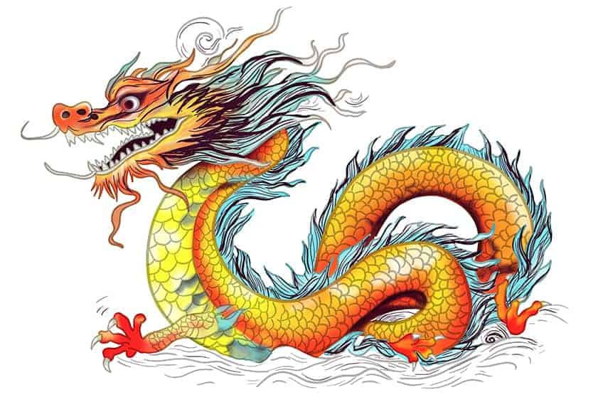 chinese dragon sketch 18