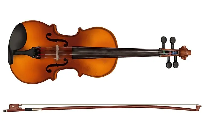easy violin drawing 16