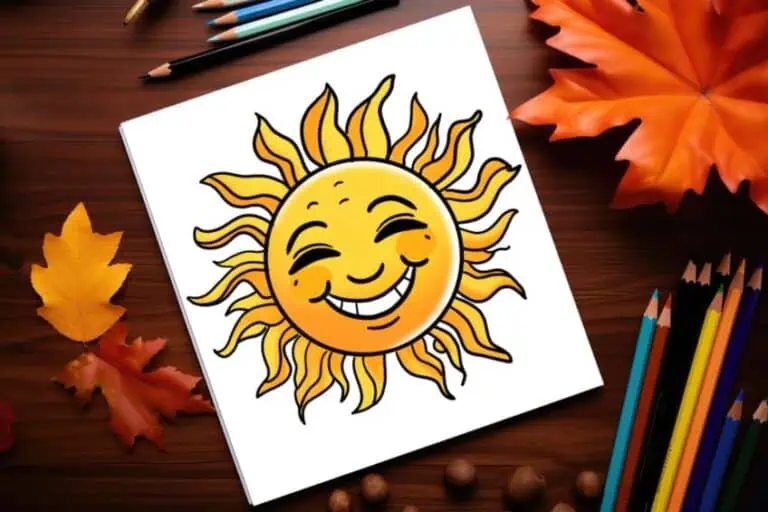Sonne zeichnen – Einfache Anleitung für Anfänger