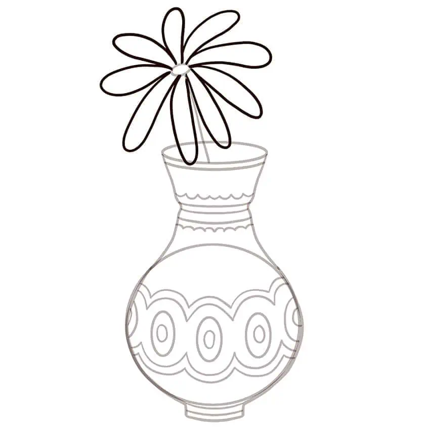 vase drawing 07