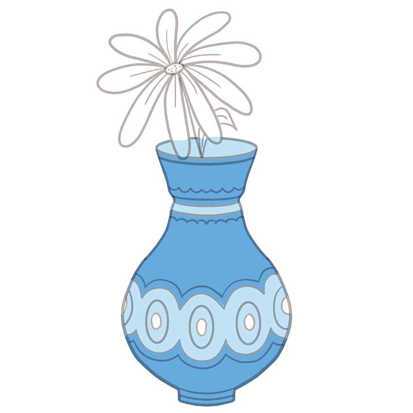 vase drawing 10