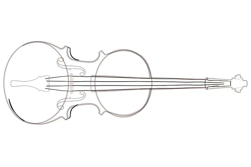 violin drawing 05