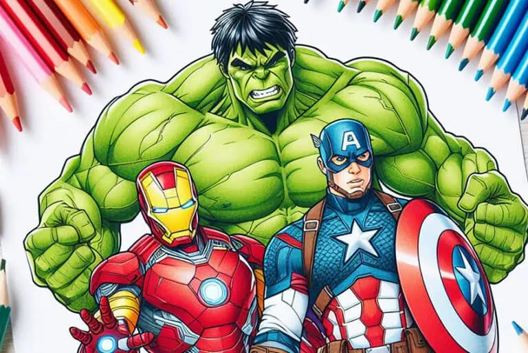 Avengers Ausmalbilder – 46 actiongeladene Malvorlagen