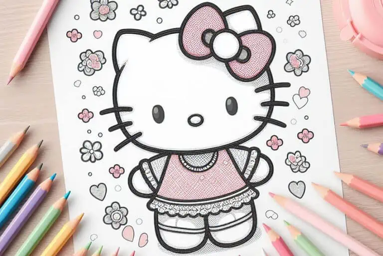 Hello Kitty Ausmalbilder – 56 Niedliche Malvorlagen