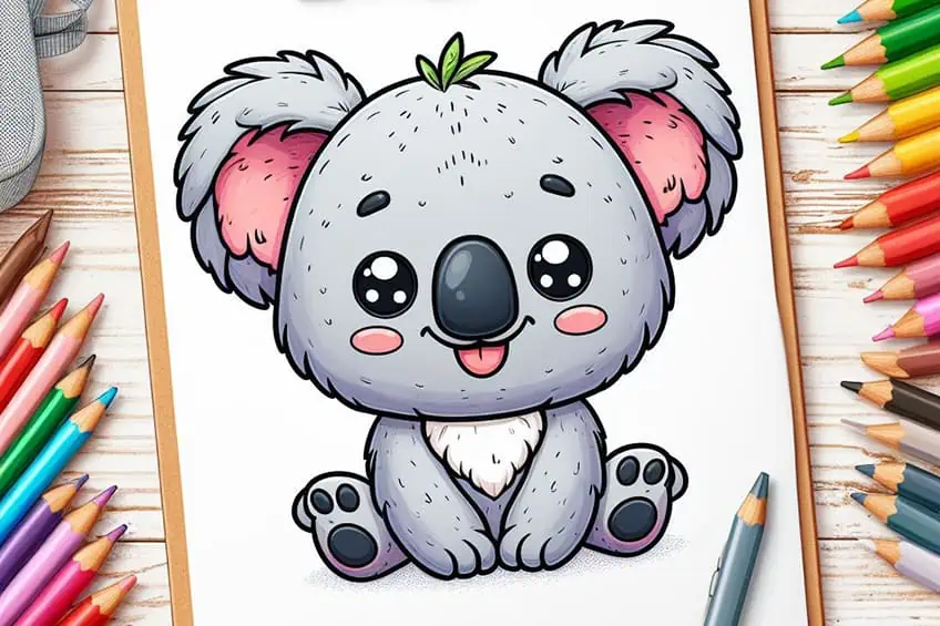 koala ausmalbilder