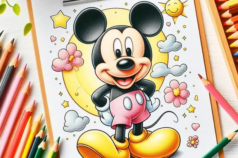 Micky Maus Ausmalbilder – 47 Malvorlagen für Fans