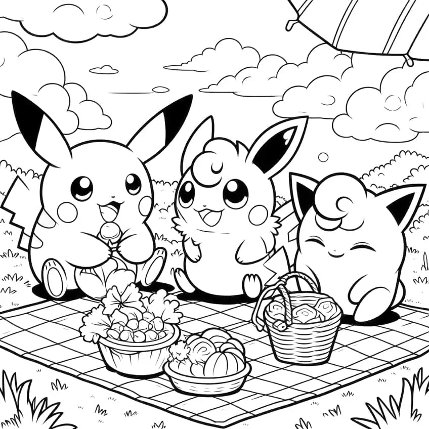 Pikachu Malvorlage 36