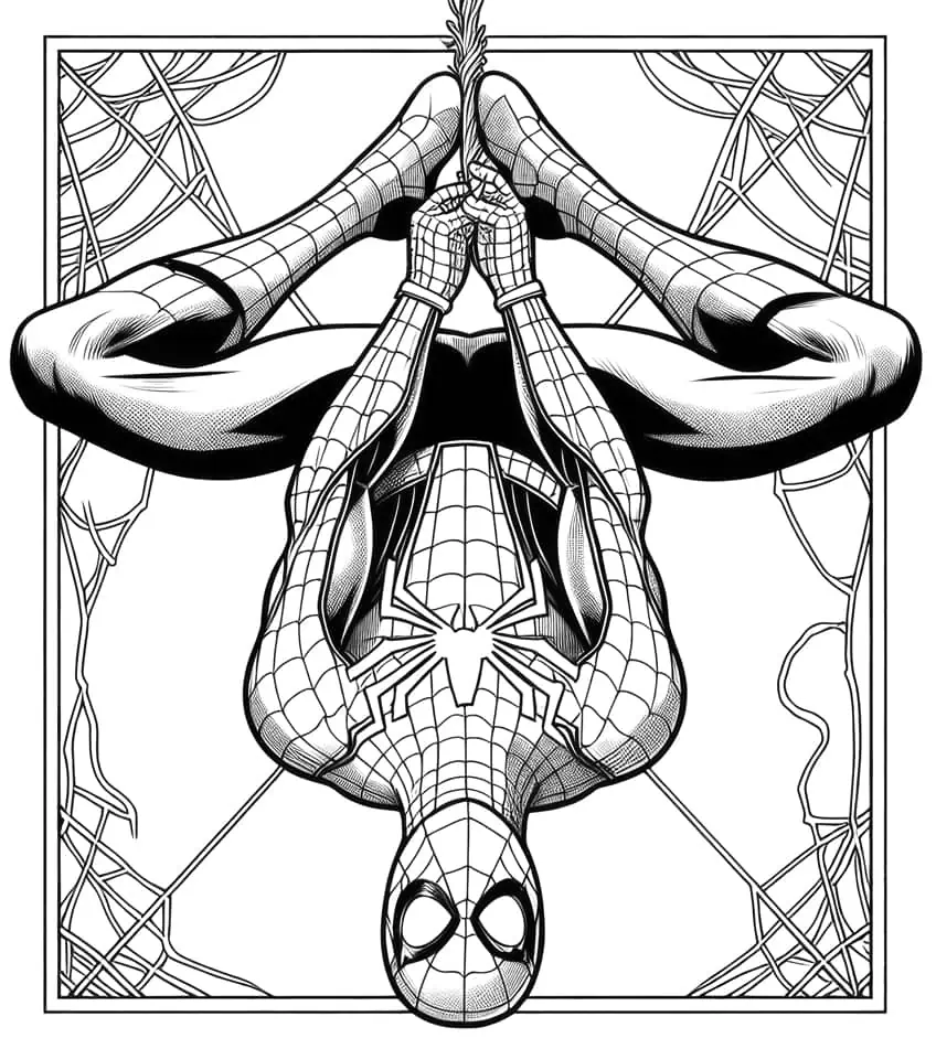 spiderman ausmalbild 14