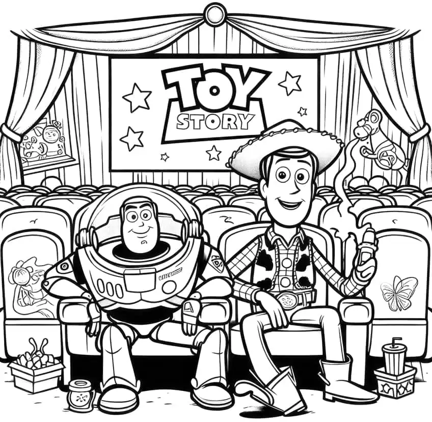 Toy Story Ausmalbild Seite 39