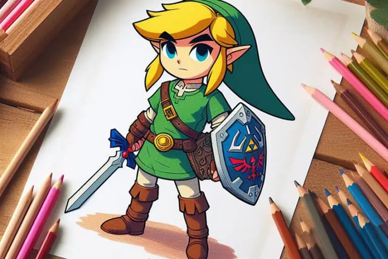 Zelda Ausmalbilder – 31 Malvorlagen für Fans