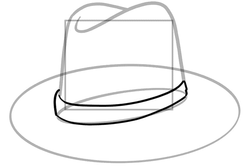 cowboy hat drawing 05
