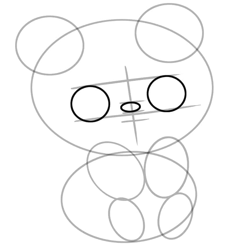 roter panda zeichnung 05