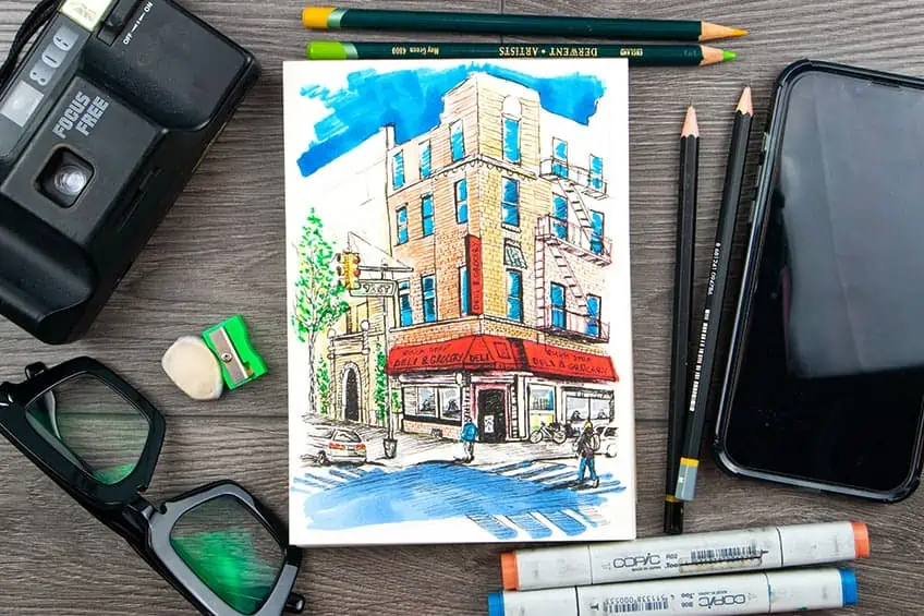 urban sketching lernen