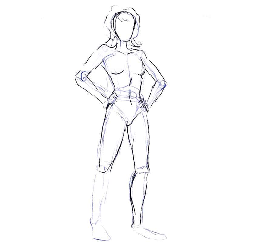 body pose drawing 11