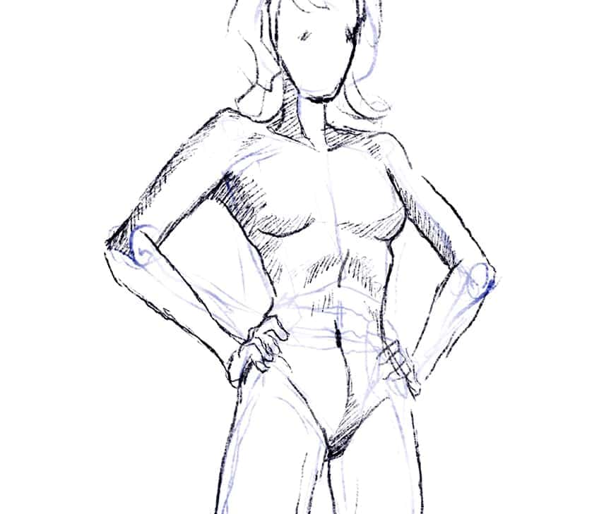 body pose drawing 12