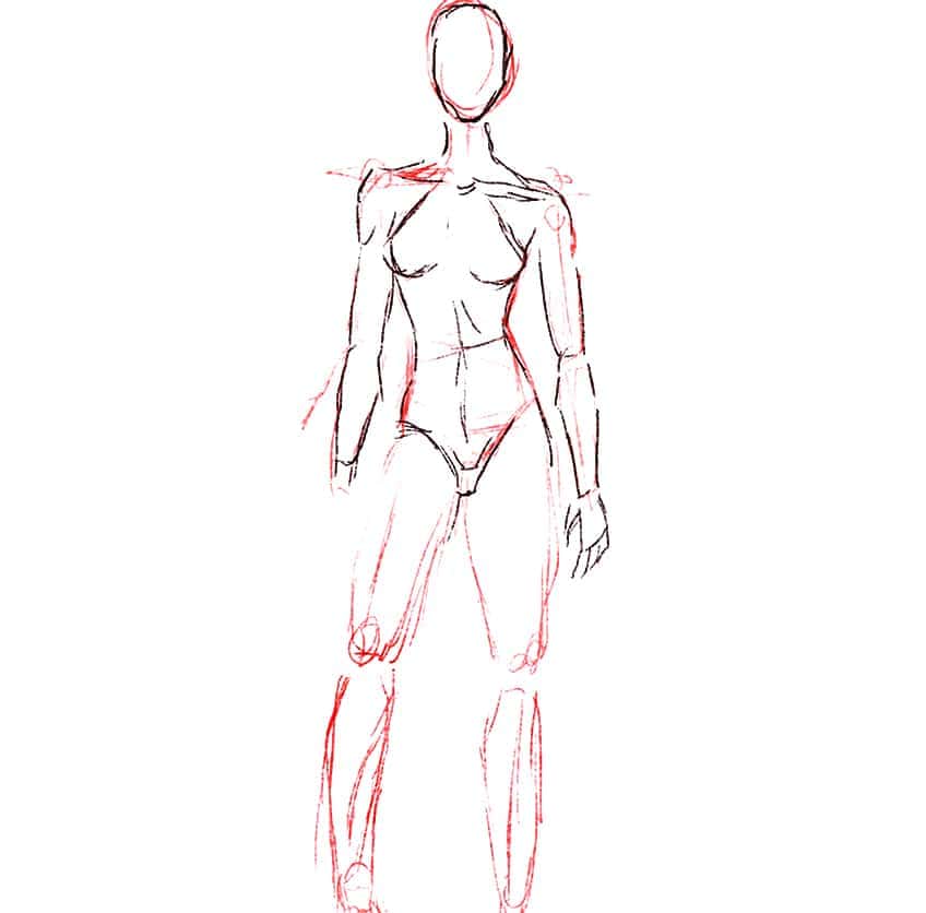 body pose drawing 18