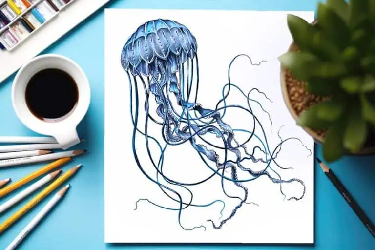 Qualle zeichnen – Lerne diesen Meeresbewohner zu malen