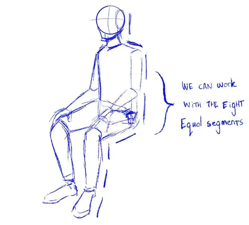 sitting pose reference 06