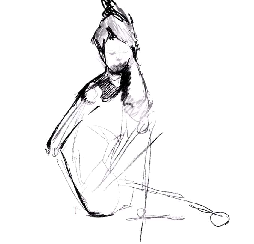 sitting pose reference 26