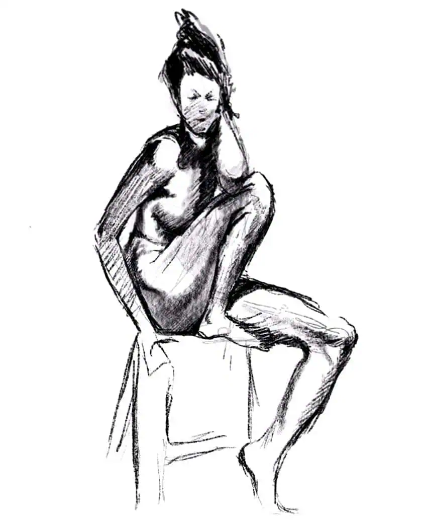 sitting pose reference 31