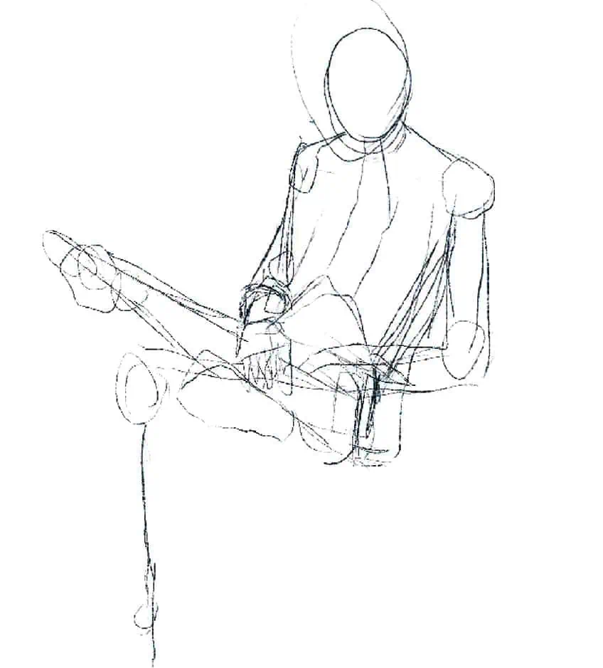 sitting pose reference 39