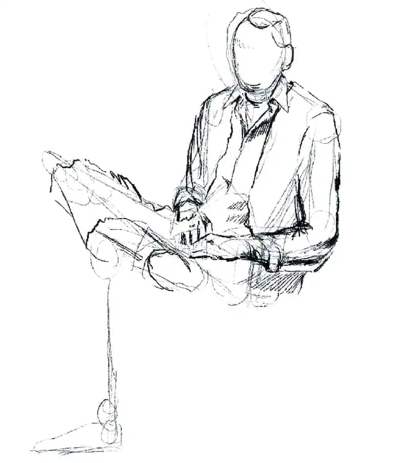 sitting pose reference 41