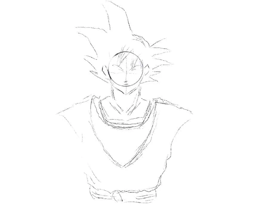 son goku drawing 04