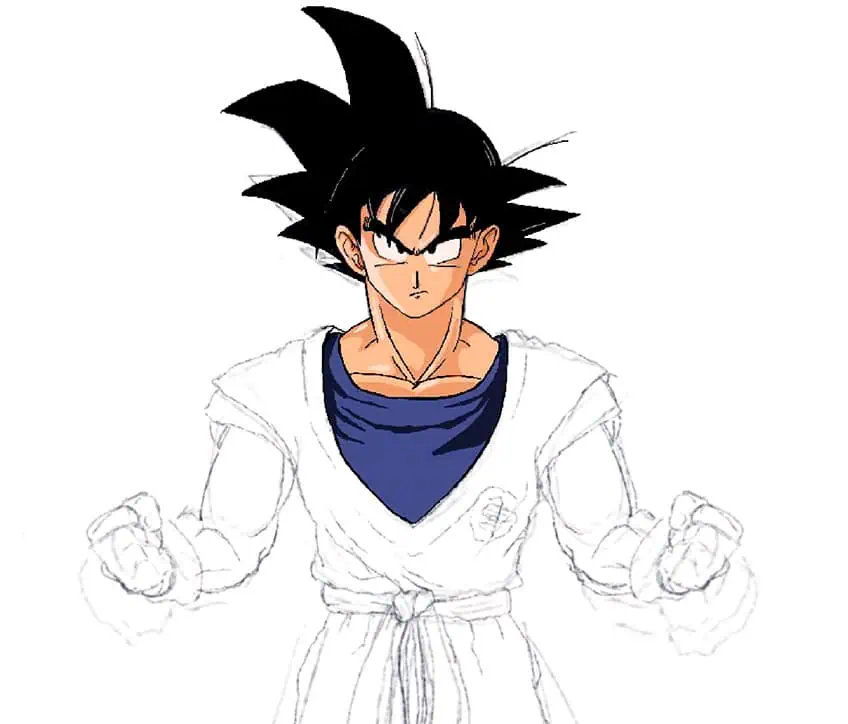 son goku drawing 18