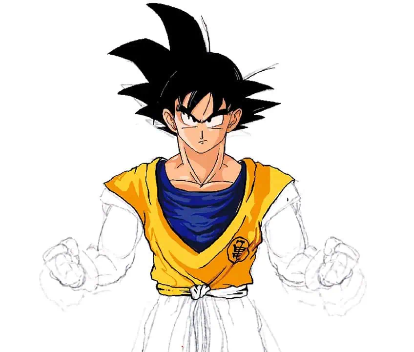 son goku drawing 21